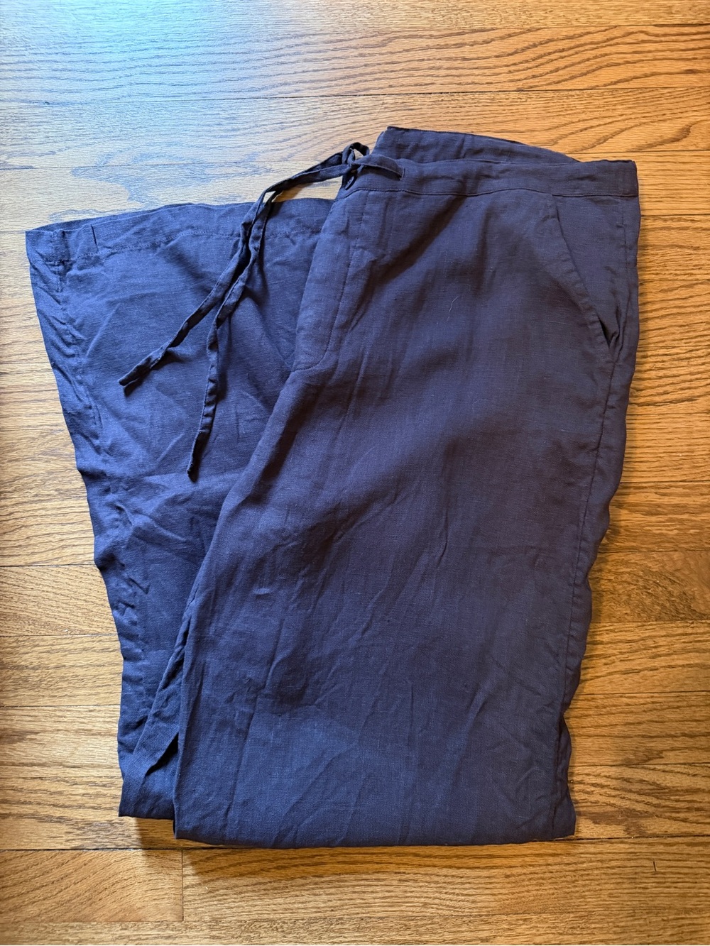 Mamene Juno Linen Pants in Raisin